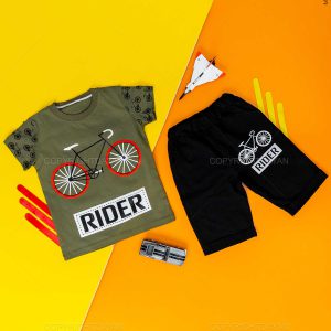 ست تیشرت شلوارک بچگانه Damon مدل 20895