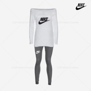 ست تیشرت شلوار زنانه Nike مدل Visner (خاکستری)