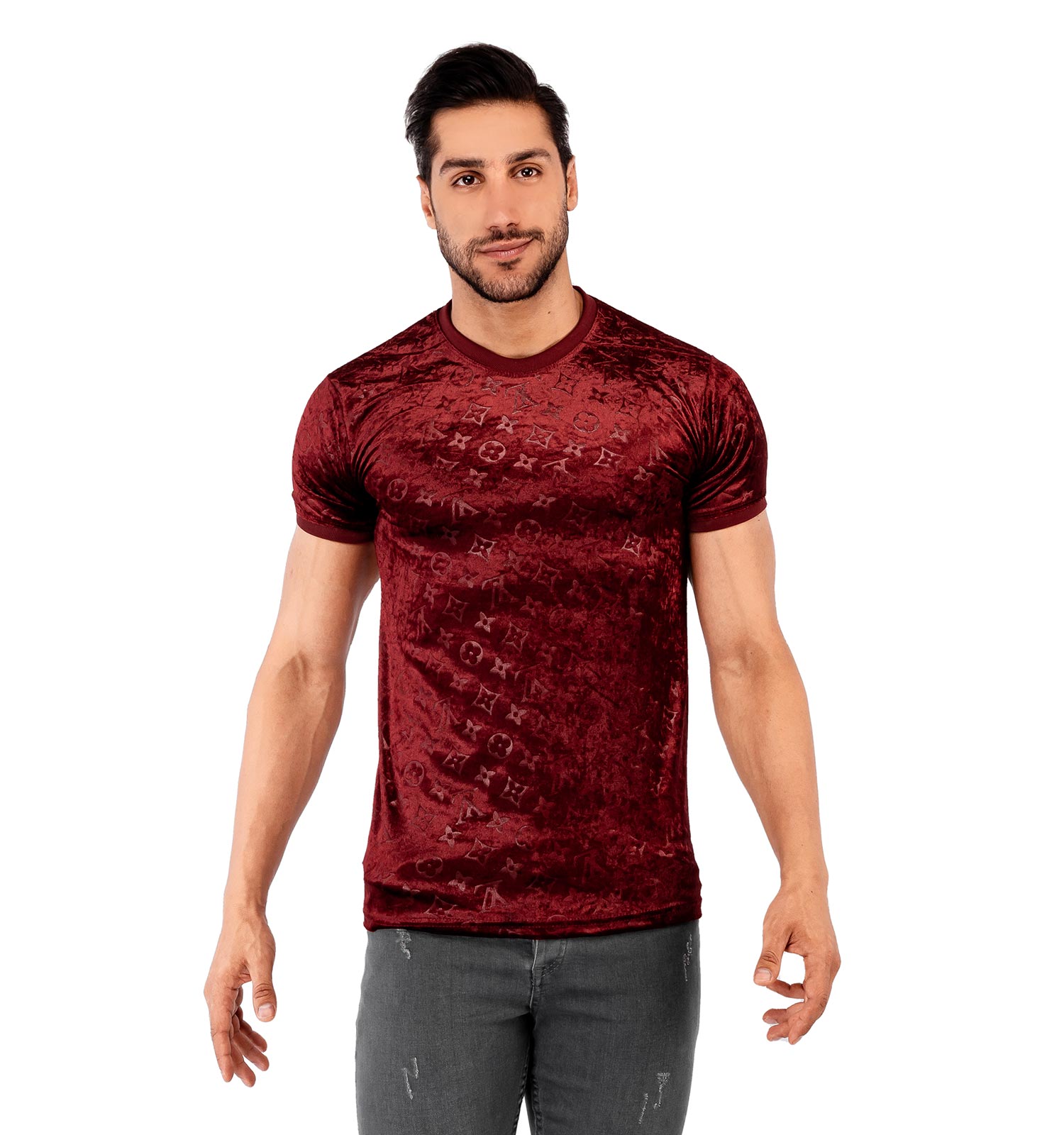 تیشرت مردانه مخمل Louis Vitton مدل 37523