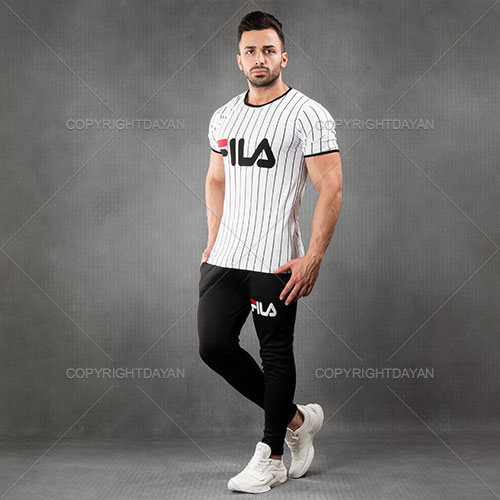 ست تیشرت شلوار Fila مدل Jorika (سفید)