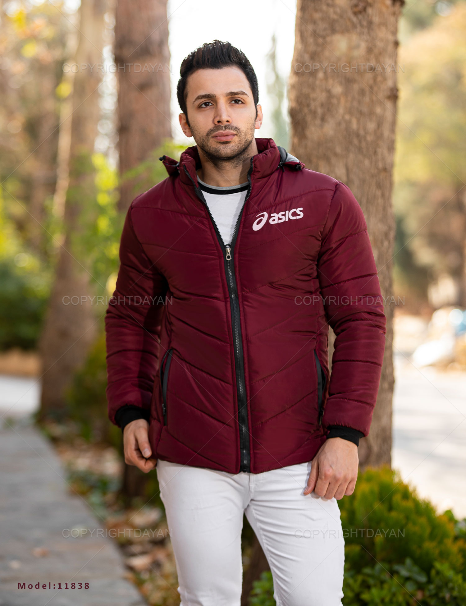 کاپشن مردانه Asics مدل 11838