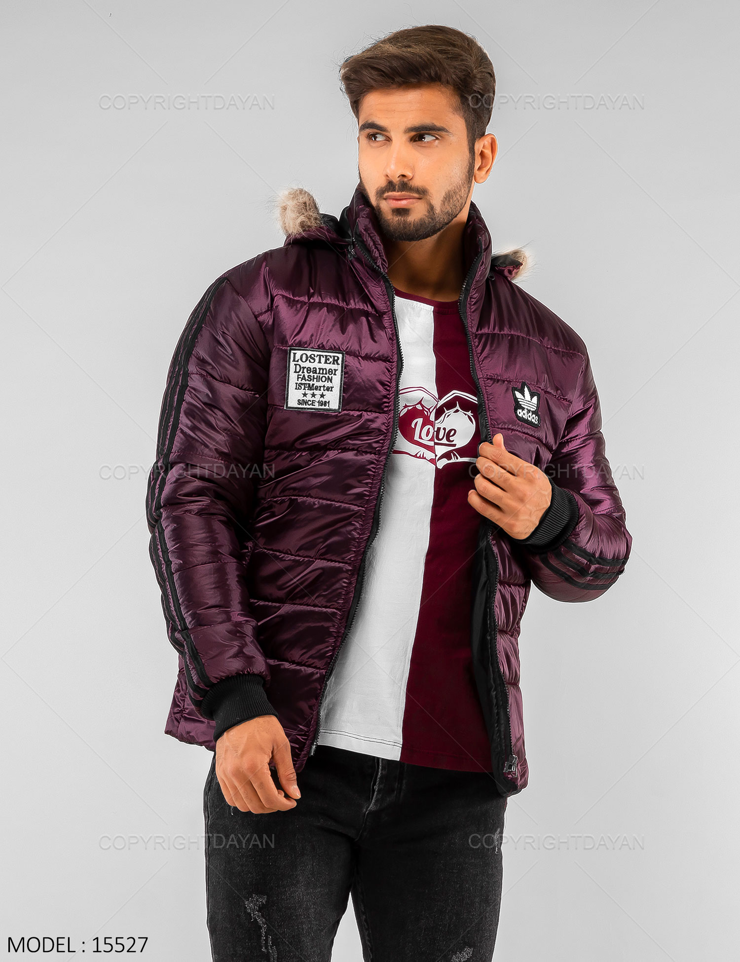 کاپشن مردانه Adidas مدل 15527