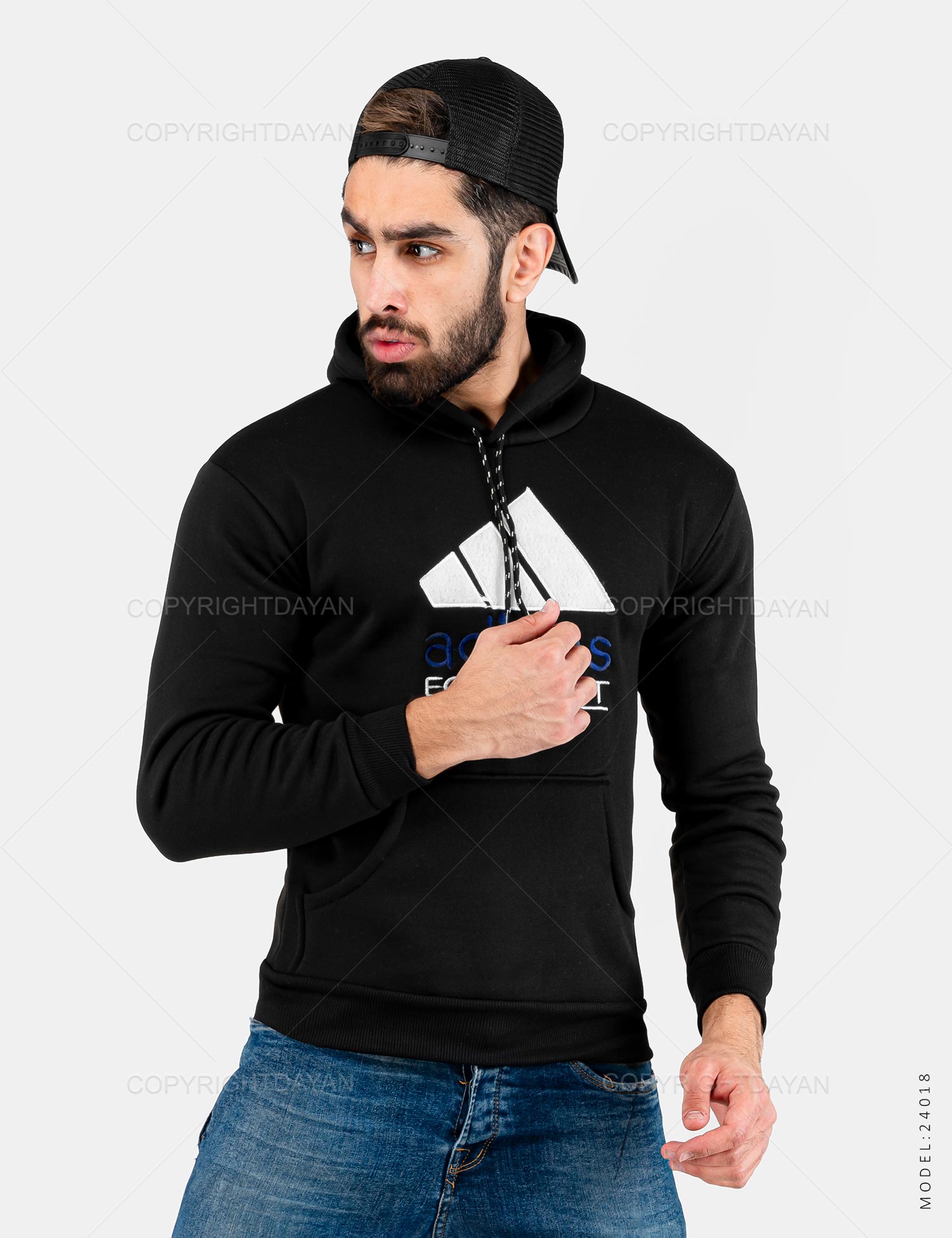 سویشرت مردانه Adidas مدل 24018
