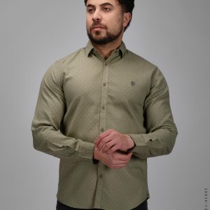 پیراهن مردانه آستین بلند طرحدار مدل 41605