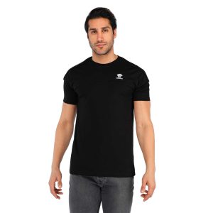 تیشرت Versace یقه گرد مردانه مشکی ساده مدل 42223