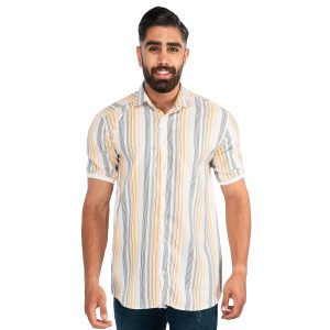 پیراهن مردانه راه راه Zima مدل 39078