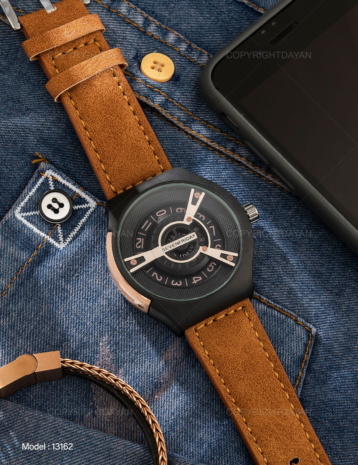 ساعت مچی مردانه Sevenfriday مدل 13162