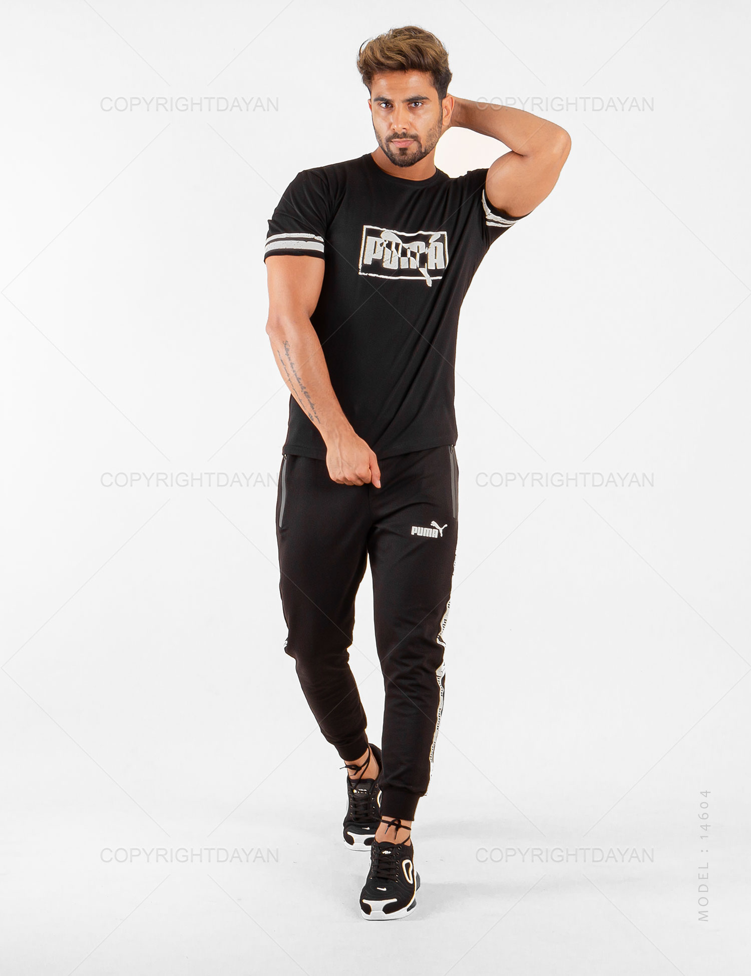 ست تیشرت شلوار مردانه Puma مدل 14604