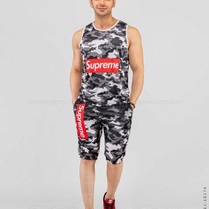 ست رکابی شلوارک مردانه Supreme مدل 19274
