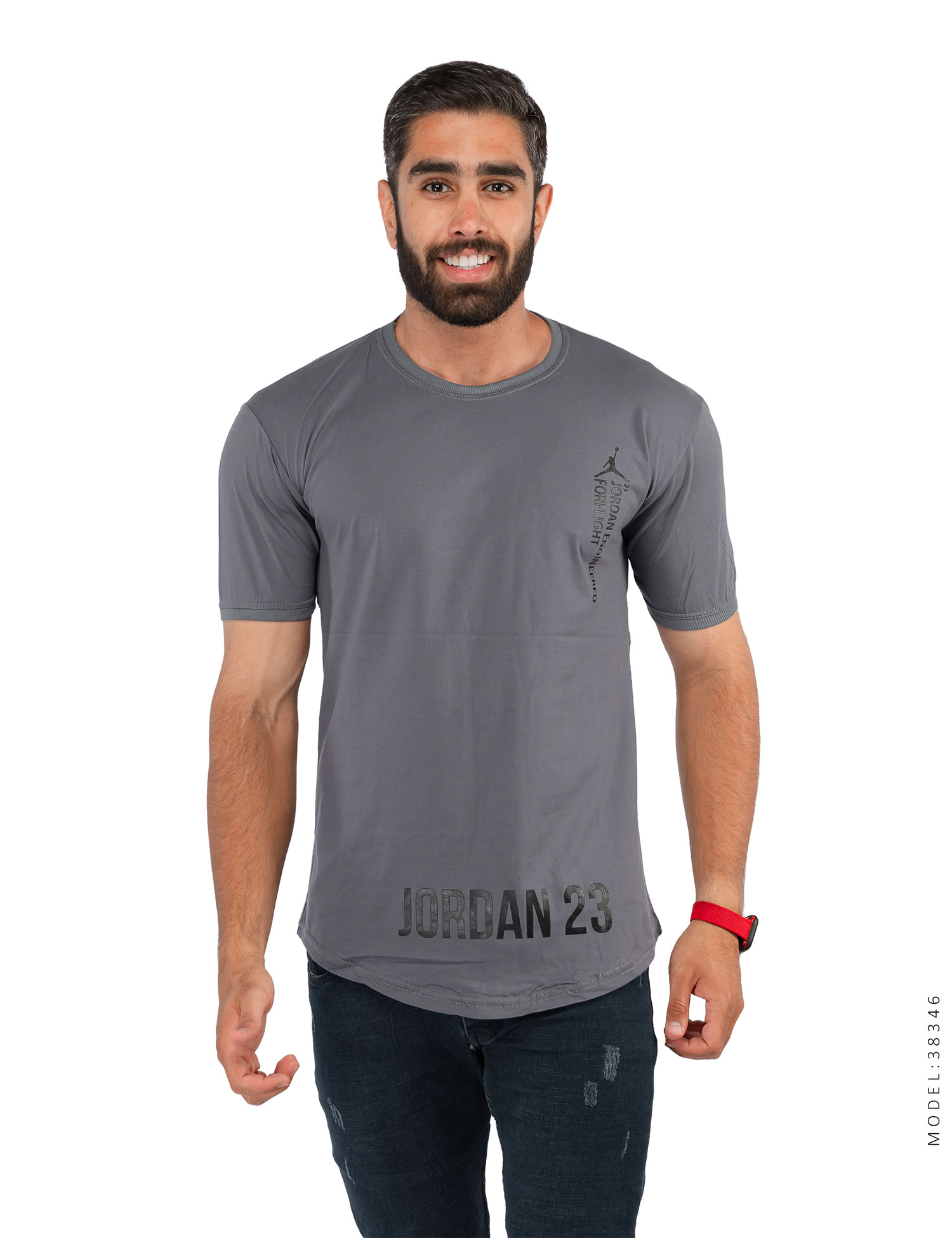 تیشرت مردانه یقه گرد Jordan مدل 38346