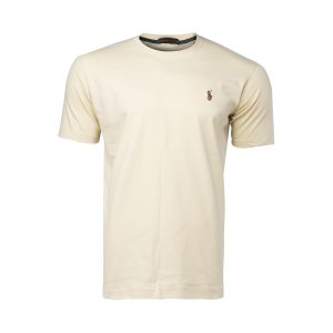 تیشرت Polo یقه گرد مردانه پنبه ساده مدل 45431
