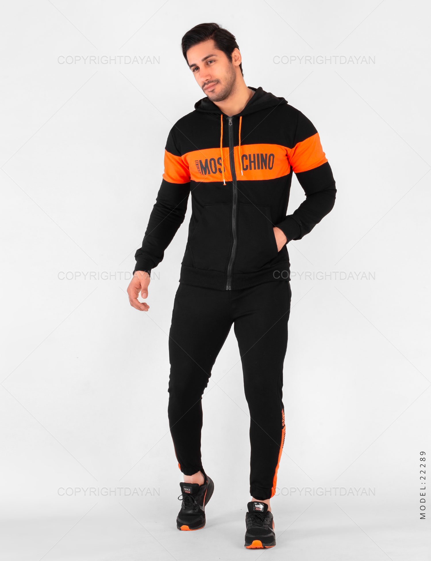 ست سویشرت شلوار مردانه Moschino مدل 22289