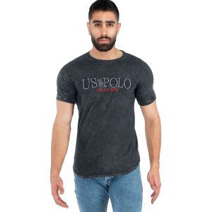 تیشرت Polo یقه گرد مردانه طرحدار مدل 43015
