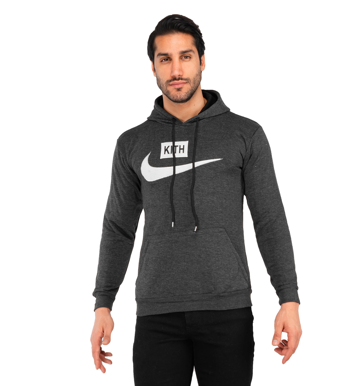 هودی مردانه کلاهدار خاکستری Nike مدل 40767