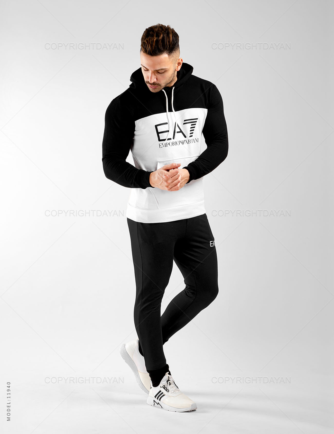 ست سویشرت شلوار مردانه Emporio Armani مدل 11940