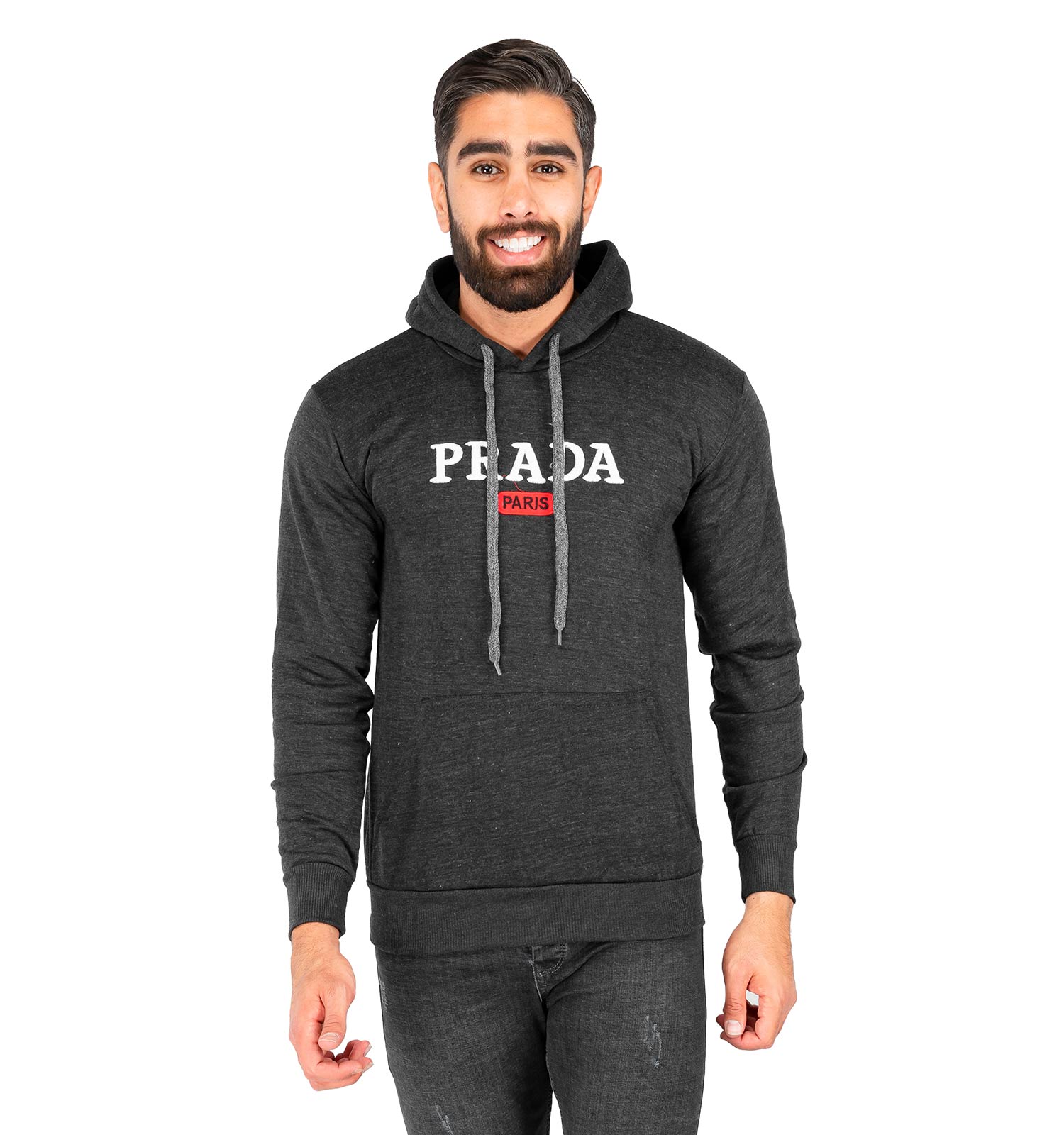 هودی مردانه کلاهدار Prada مدل 40024