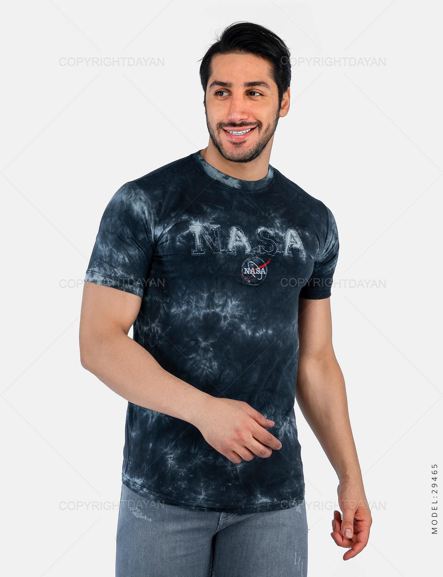 تیشرت مردانه Nasa مدل 29465