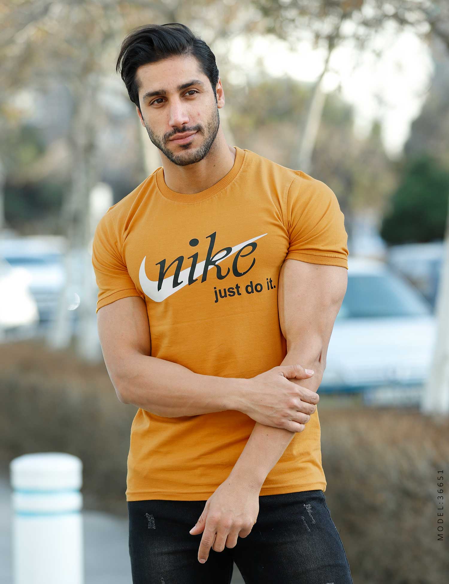 تیشرت مردانه یقه گرد Nike مدل 36651