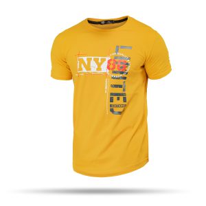 تیشرت آستین یقه کش بافت New York مدل 36493