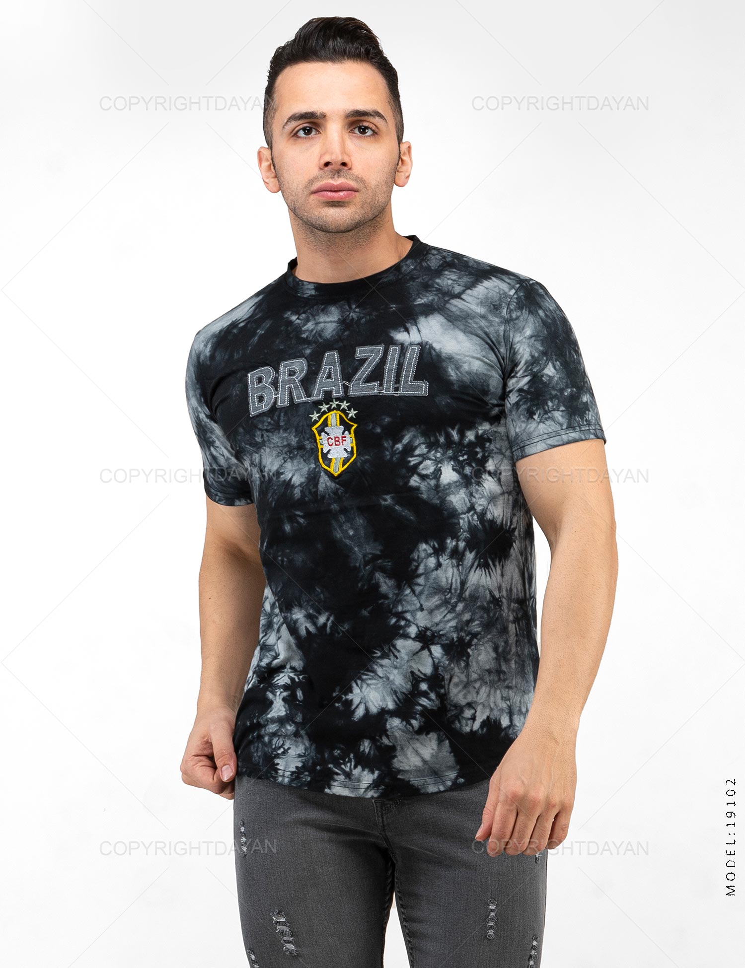 تیشرت مردانه Brazil مدل 19102