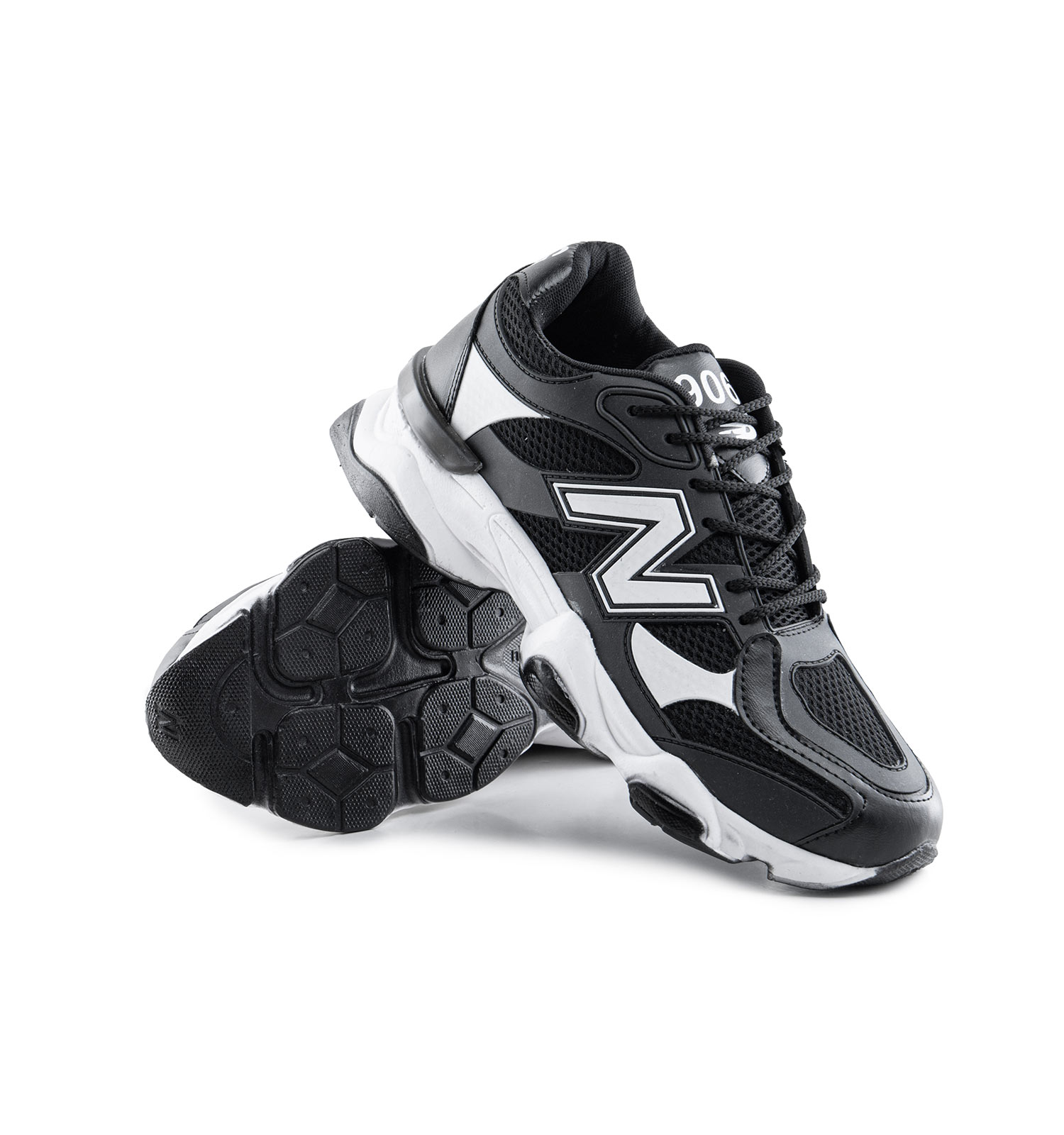 کفش اسپرت New Balance مردانه مشکی بندی مدل 42127