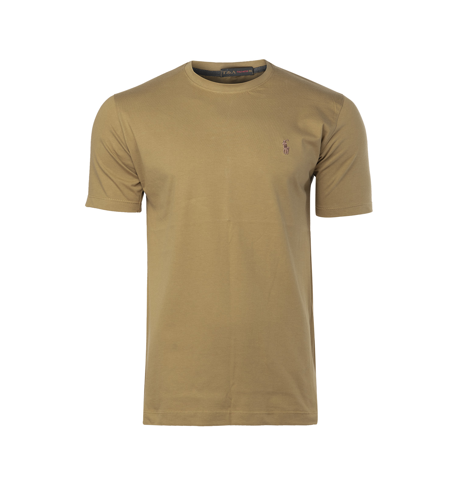تیشرت Polo یقه گرد مردانه پنبه ساده مدل 45425