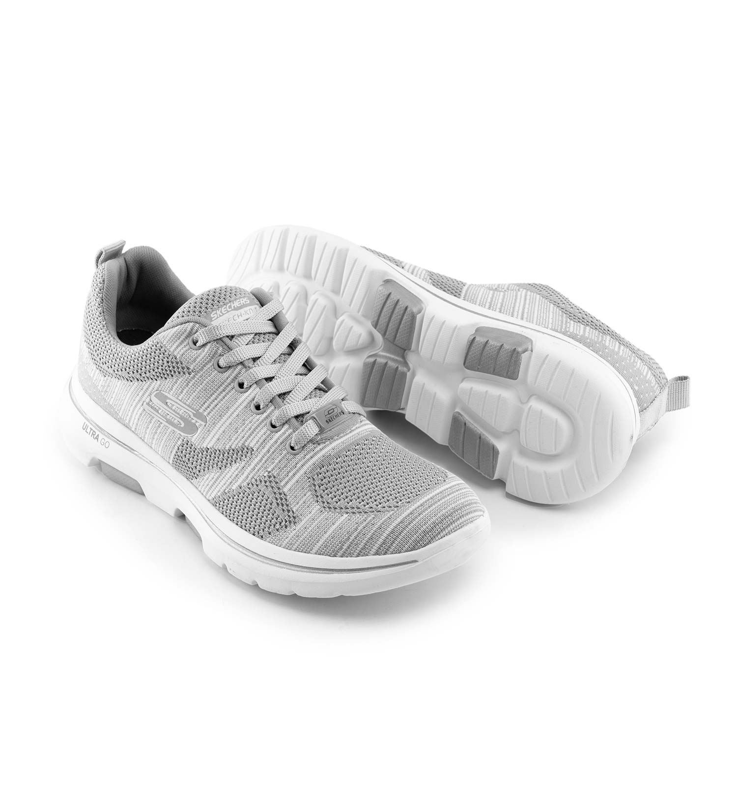 کفش اسپرت Skechers مردانه طوسی روشن بندی مدل 41947
