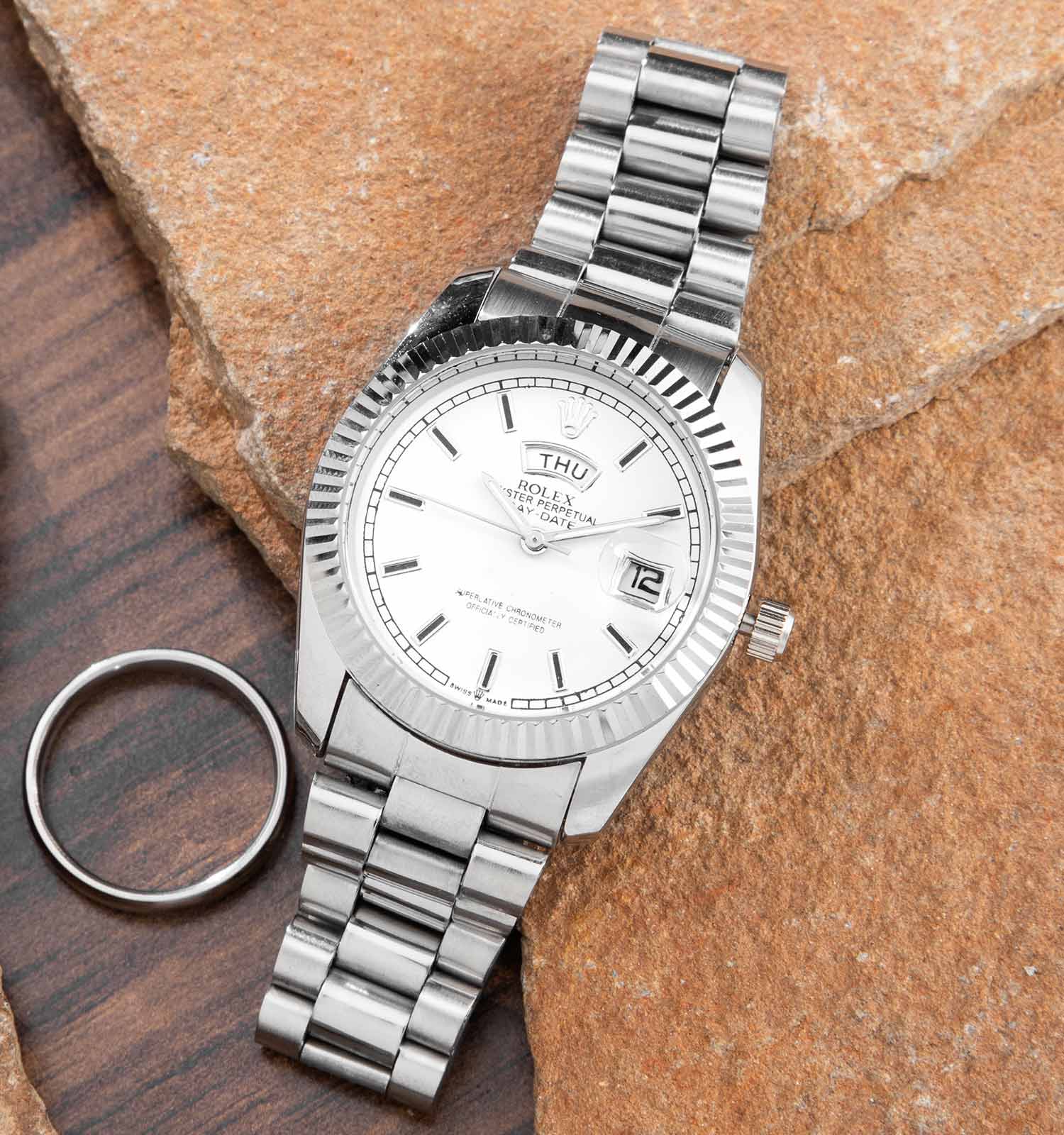 ساعت مچی عقربه ای مردانه Rolex مدل 42700
