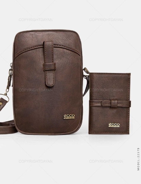 ست کیف دوشی کیف جیبی Ecco مدل 34114
