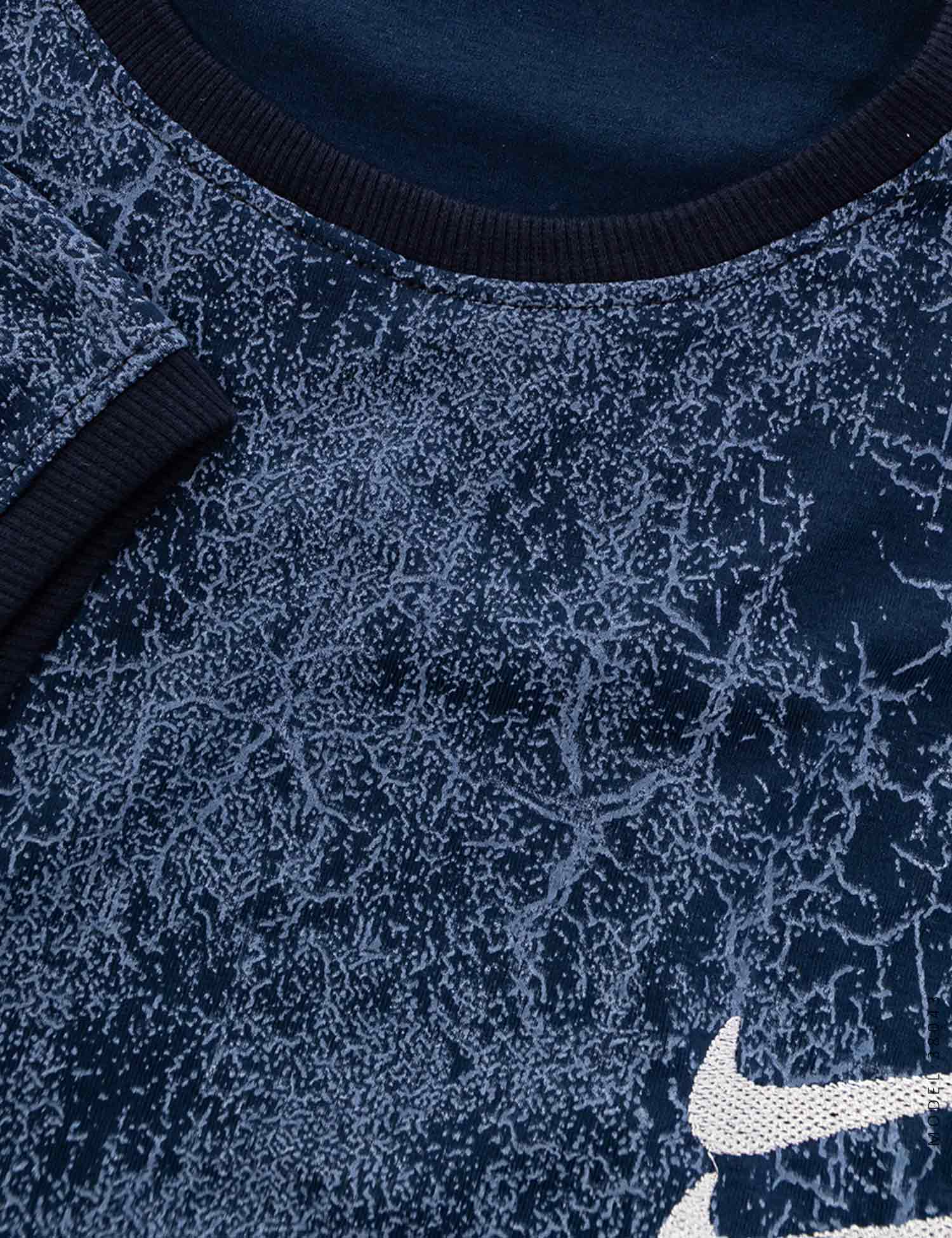 تیشرت مردانه طرحدار یقه گرد Nike مدل 38043