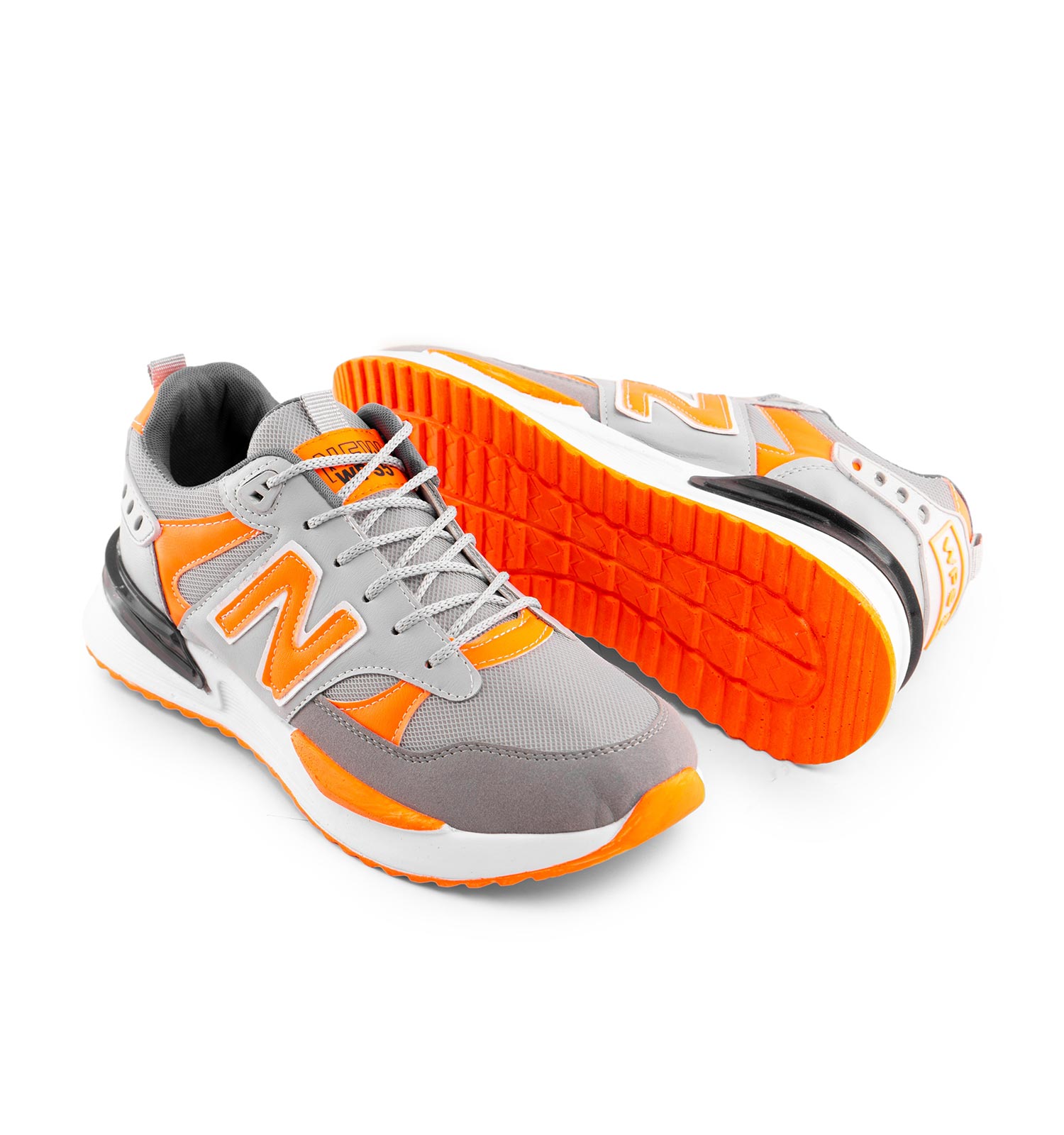 کفش اسپرت New Balance مردانه طوسی بندی مدل 42854