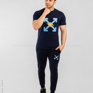 ست تیشرت شلوار مردانه Off – White مدل 12619