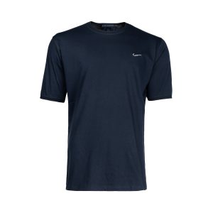 تیشرت Nike یقه گرد مردانه سرمه ای پنبه ساده مدل 45234