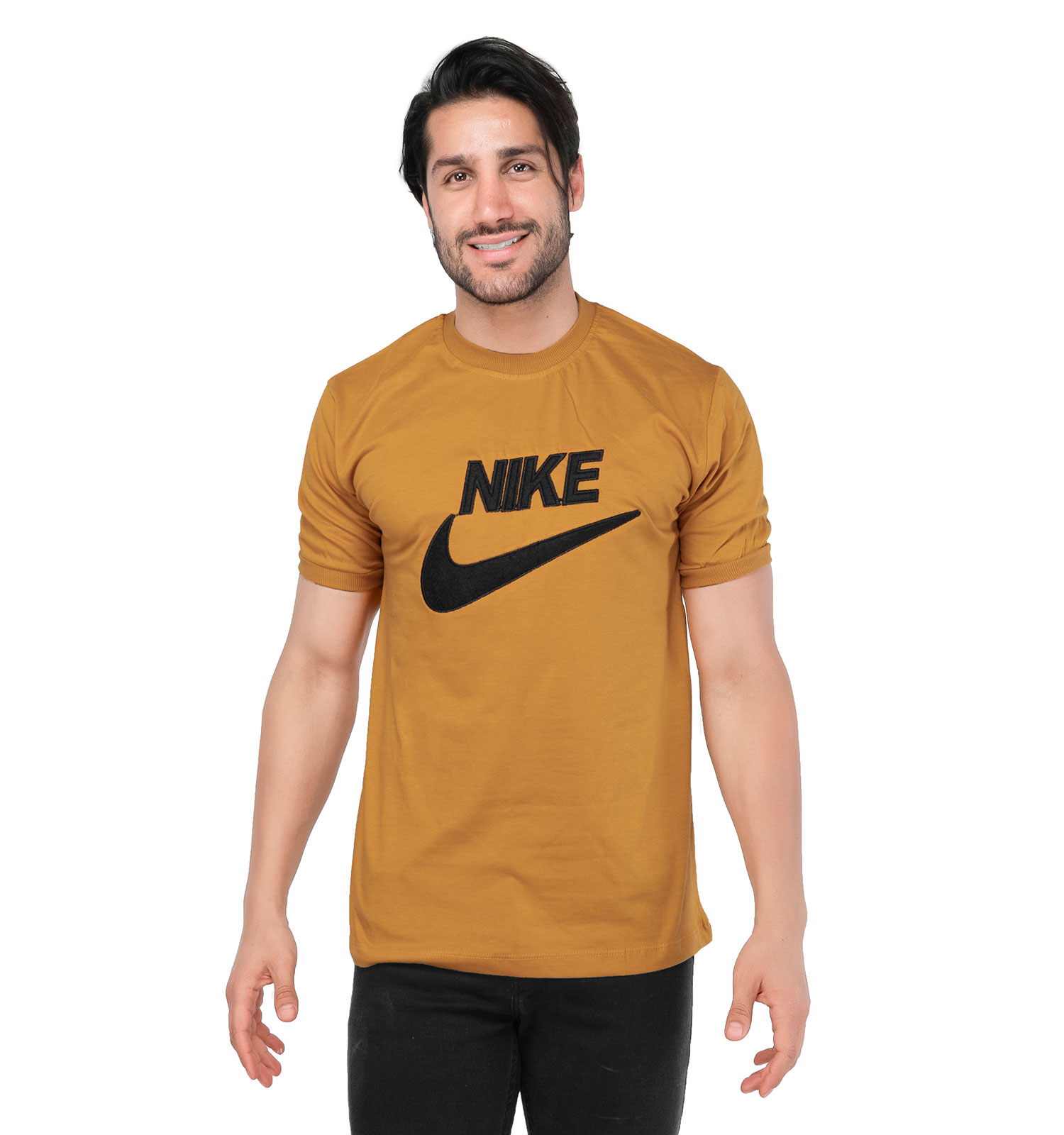 تیشرت Nike یقه گرد مردانه پنبه ساده مدل 44722