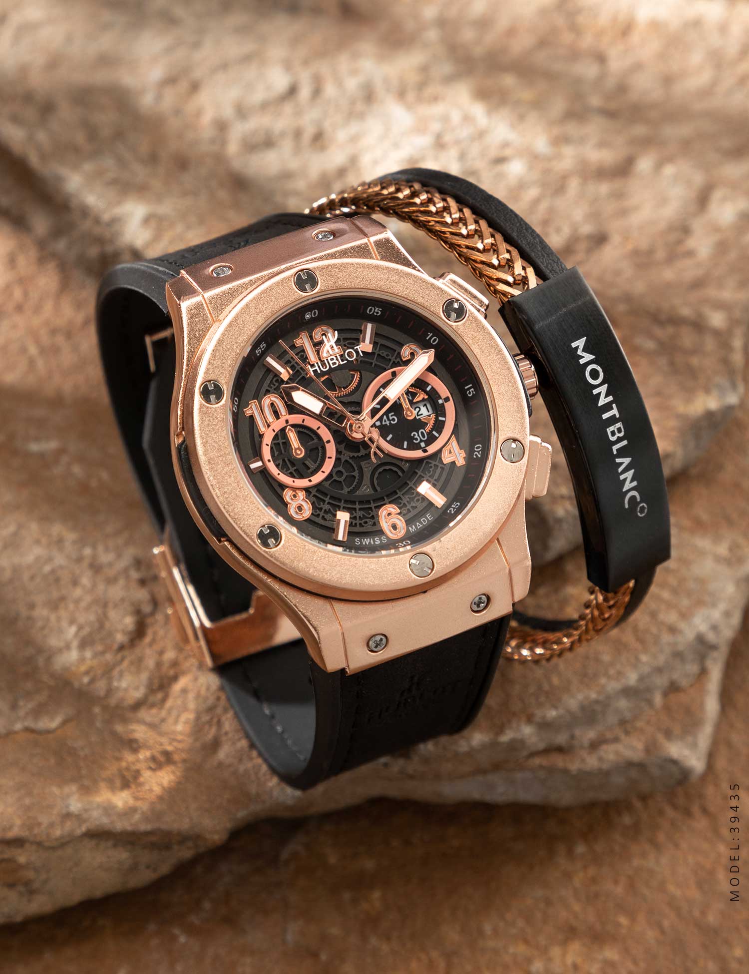ساعت مچی عقربه ای مردانه Hublot مدل 39435