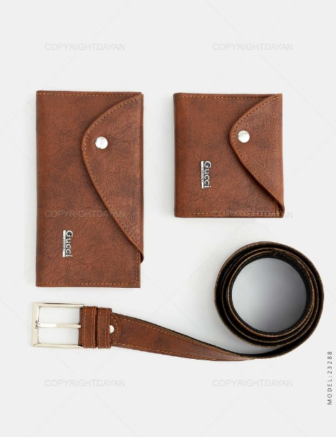 ست چرمی مردانه Gucci مدل 34123