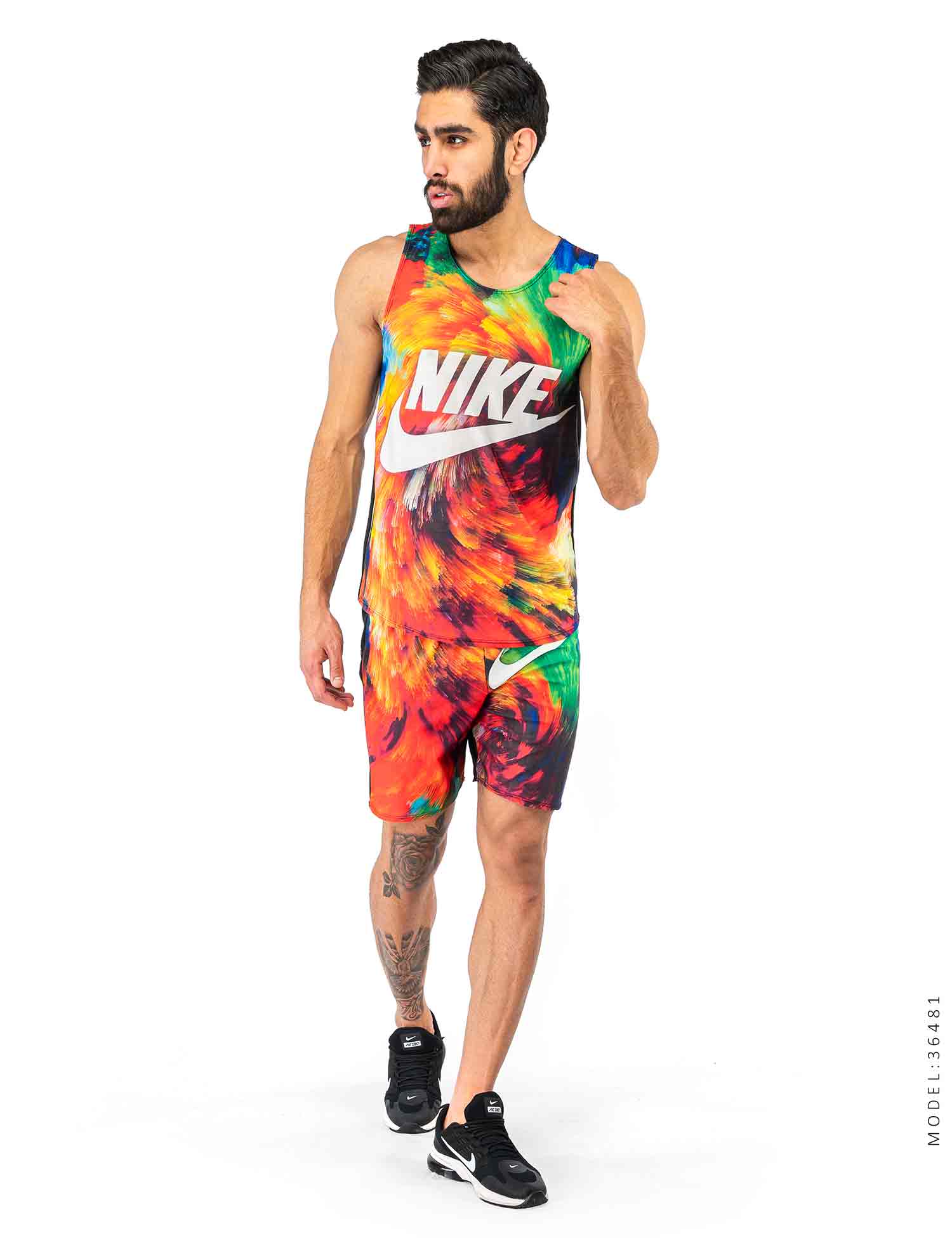 ست رکابی شلوارک مردانه Nike مدل 36481