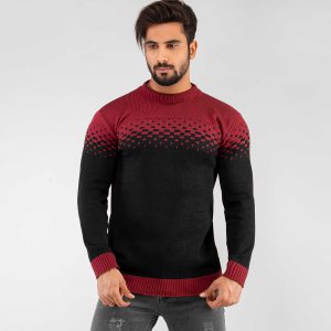پلیور بافت مردانه یقه گرد Alma مدل 33341