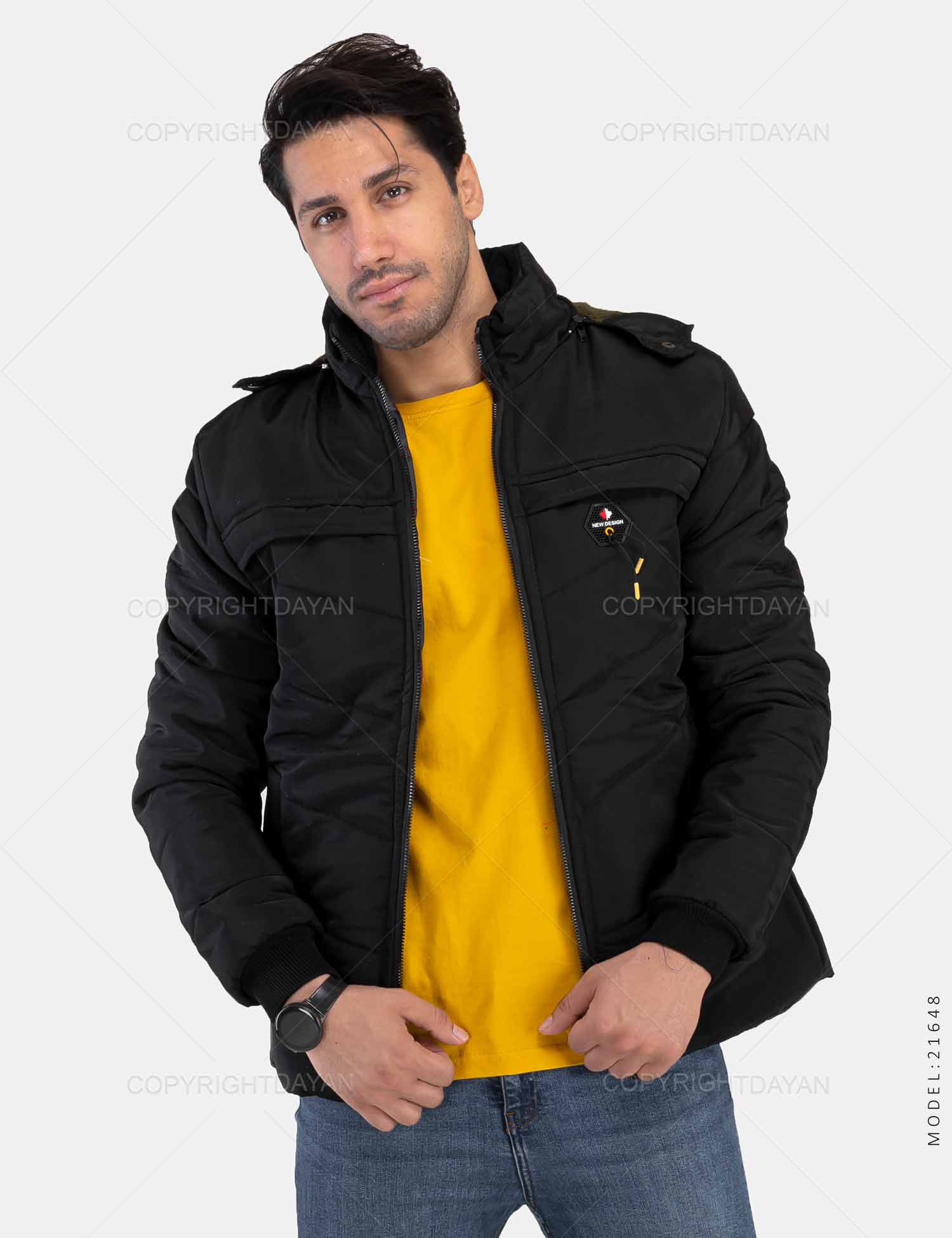 کاپشن مردانه Alvin مدل 21648