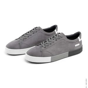 کفش روزمره Pull & Bear مردانه طوسی بندی مدل 40184
