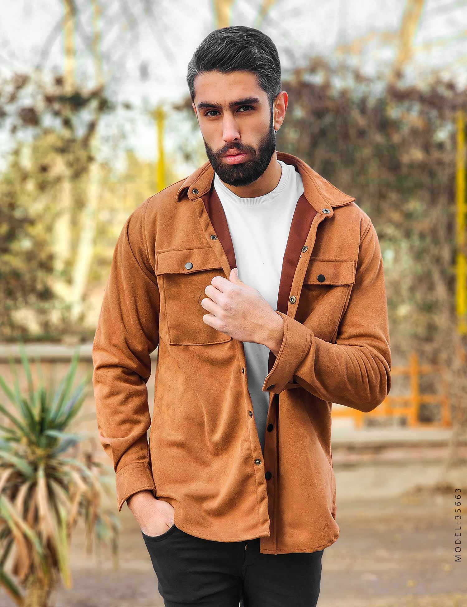 پیراهن مردانه Zima مدل 35663