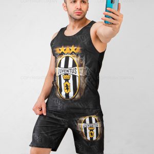 ست رکابی شلوارک مردانه Juventus مدل 18512