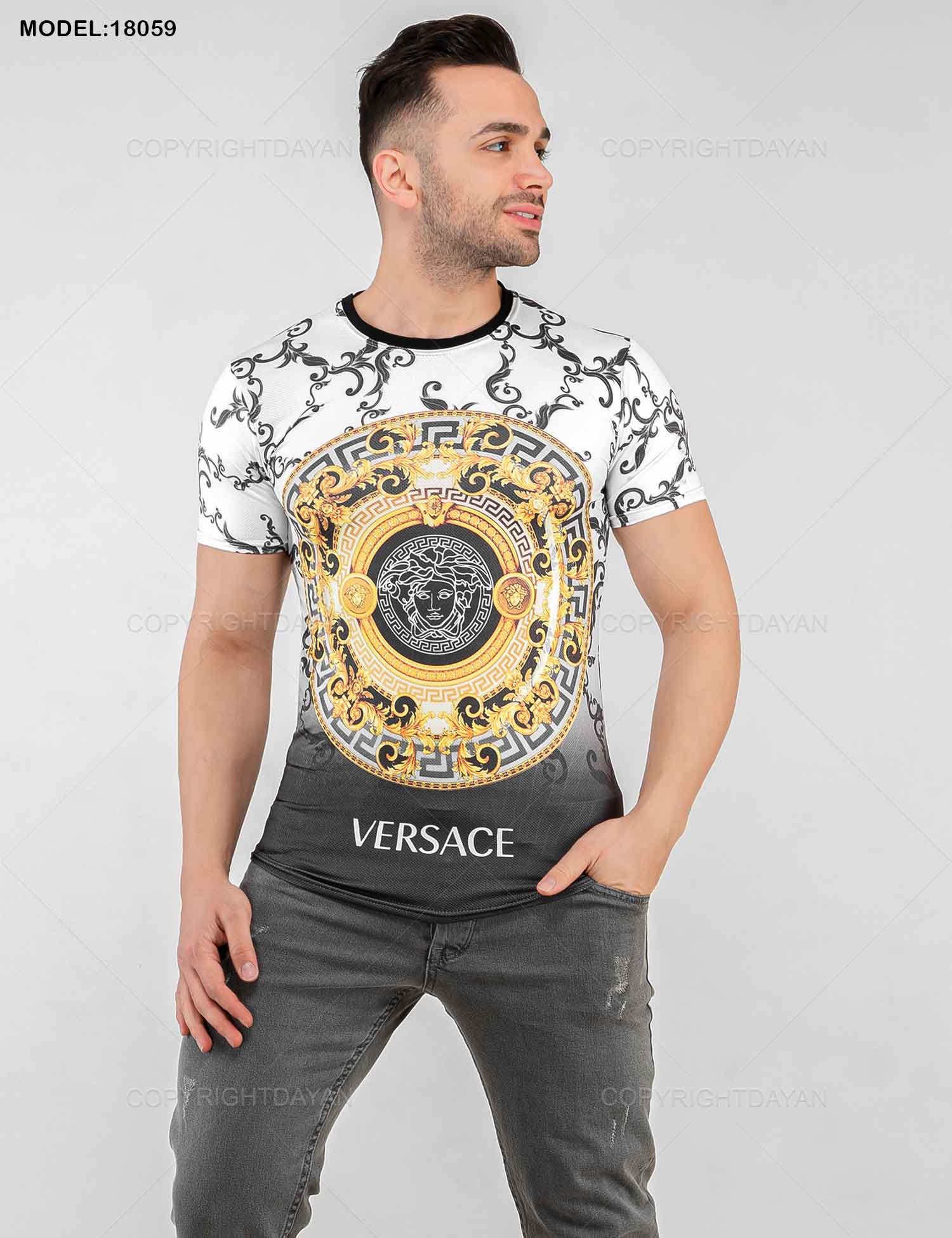 تیشرت مردانه Versace مدل 18059