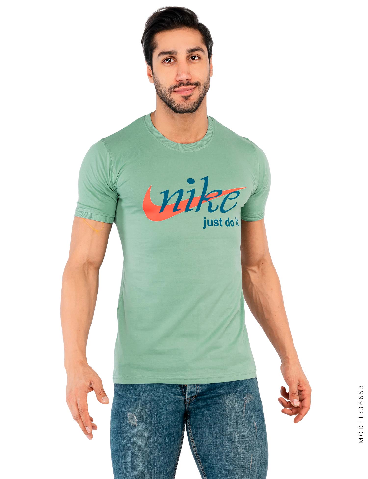 تیشرت مردانه یقه گرد Nike مدل 36653