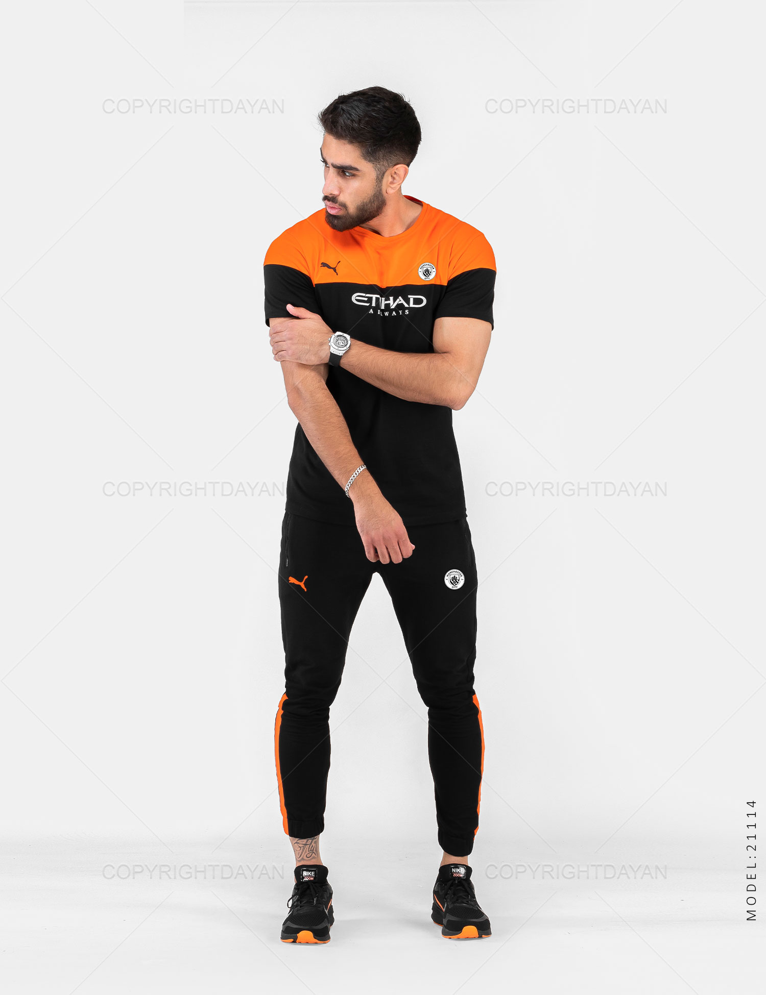 ست تیشرت شلوار مردانه Puma مدل 21114