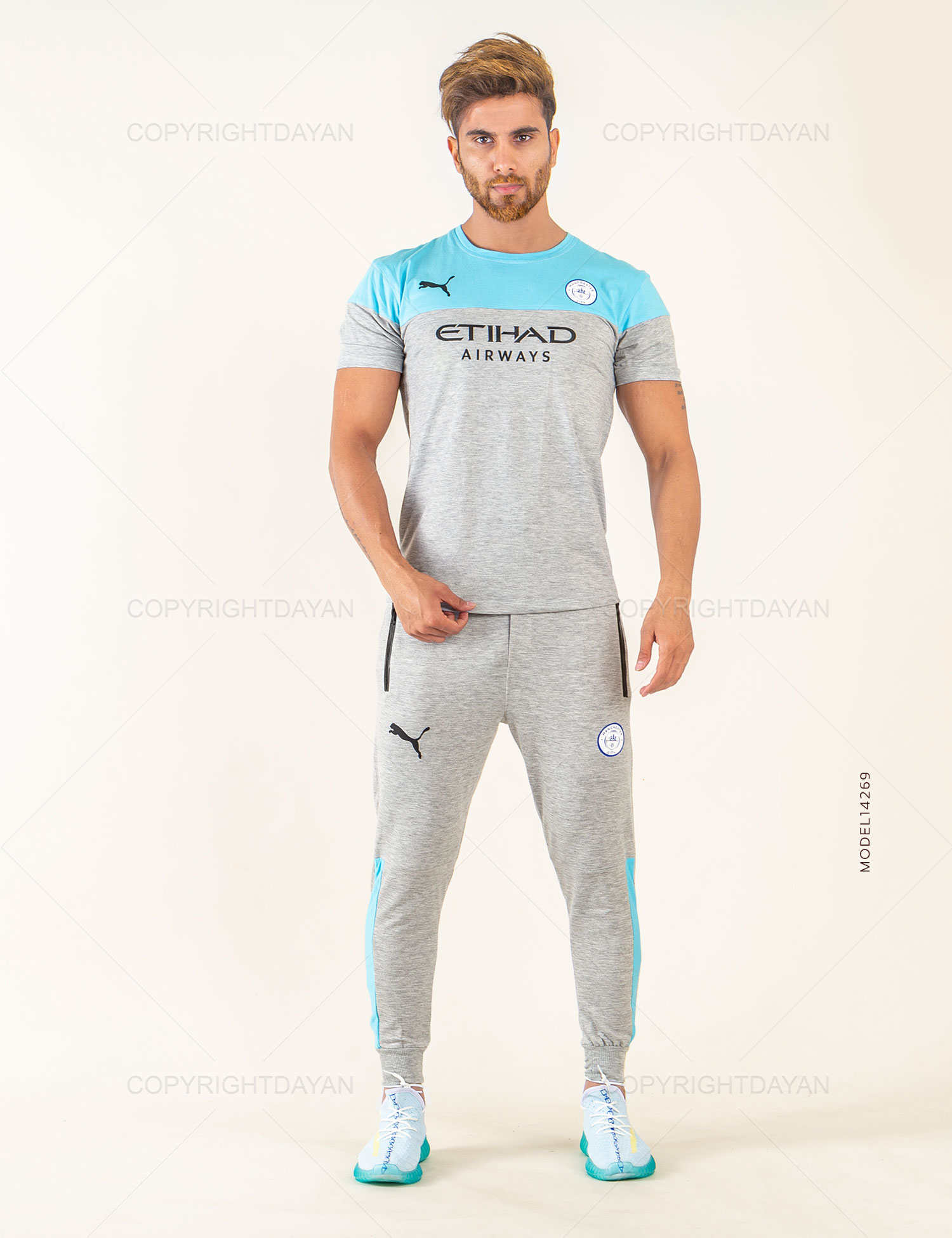 ست تیشرت شلوار مردانه Puma مدل 14269