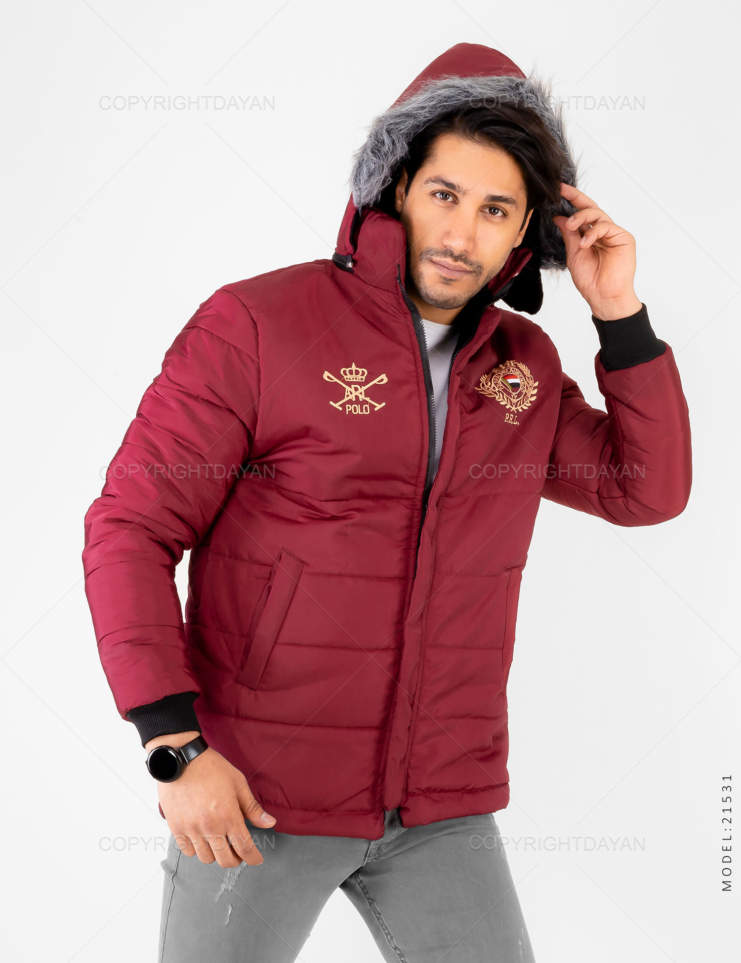 کاپشن مردانه Polo مدل 21531