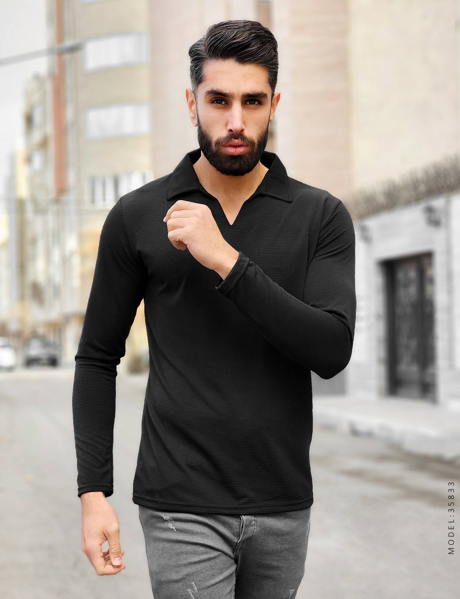 بلوز یقه دار مردانه Lima مدل 35833