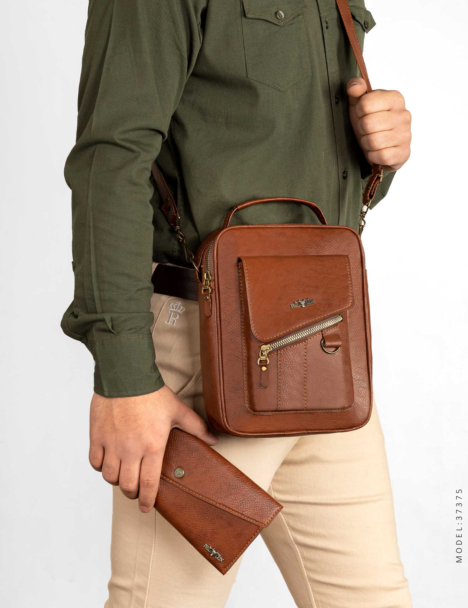 ست کیف دوشی پالتویی Philipp Plein مدل 37375