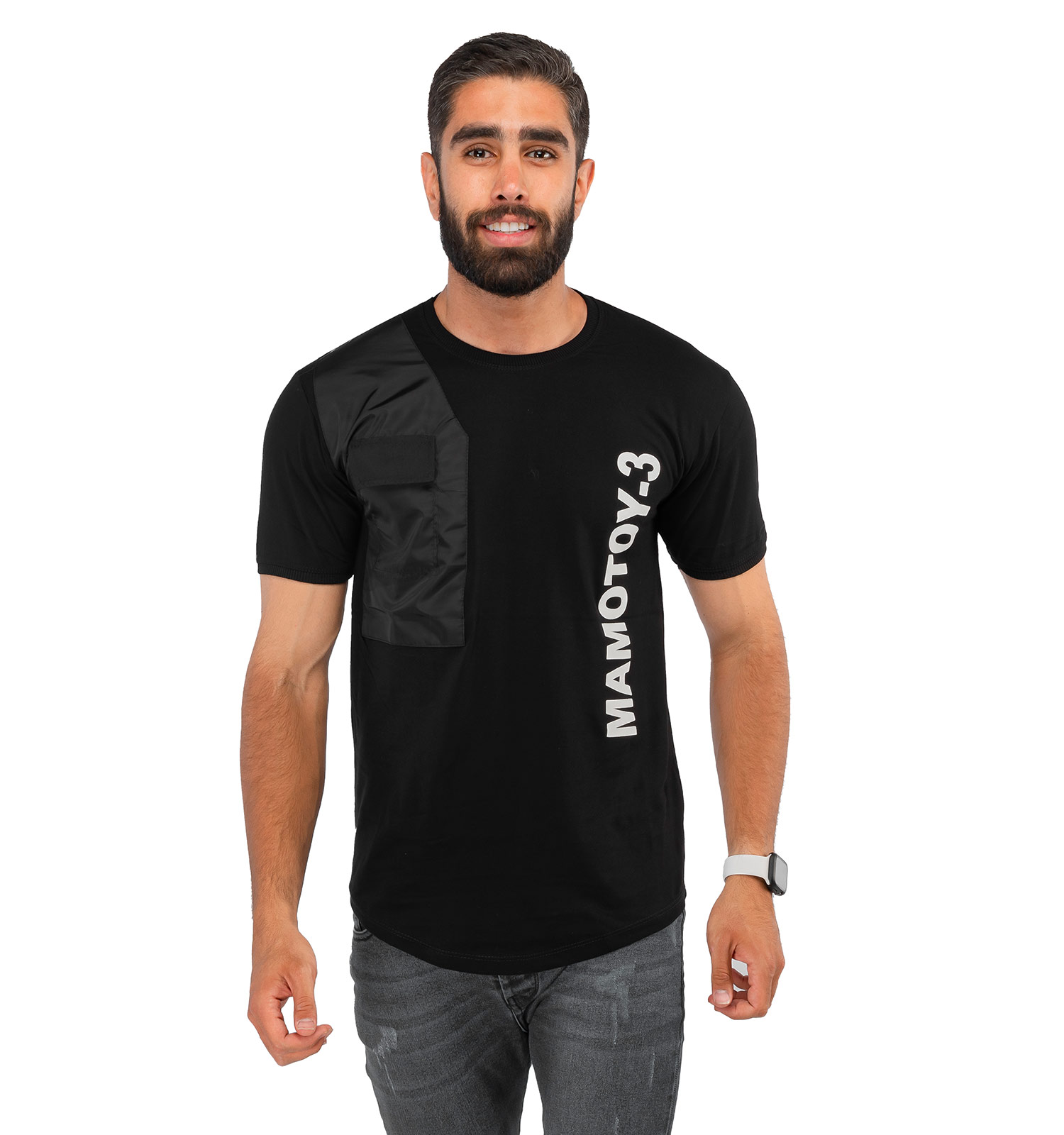 تیشرت مردانه یقه گرد Alma مدل 38203